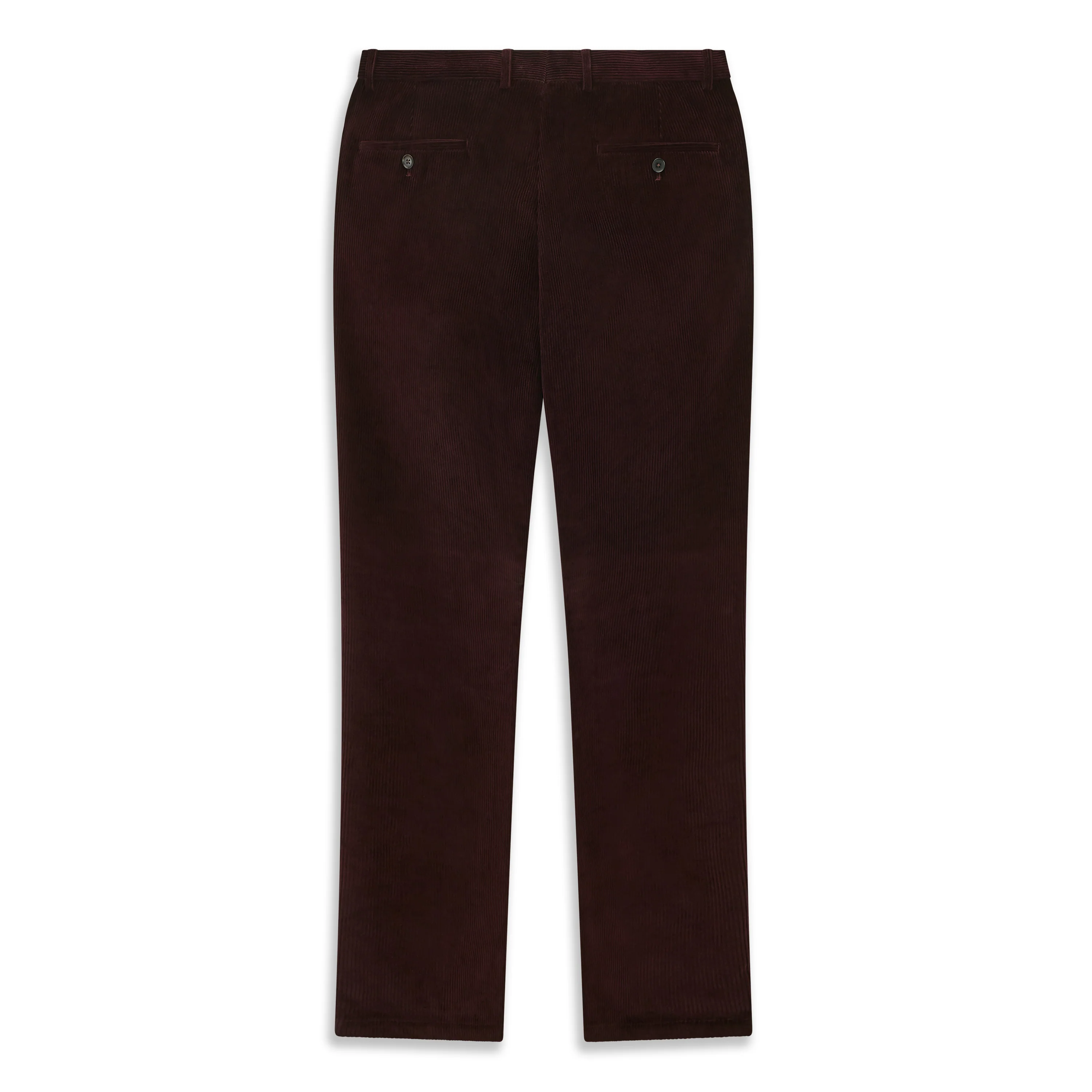 Thomas Aubergine Corduroy Trouser - Image 4