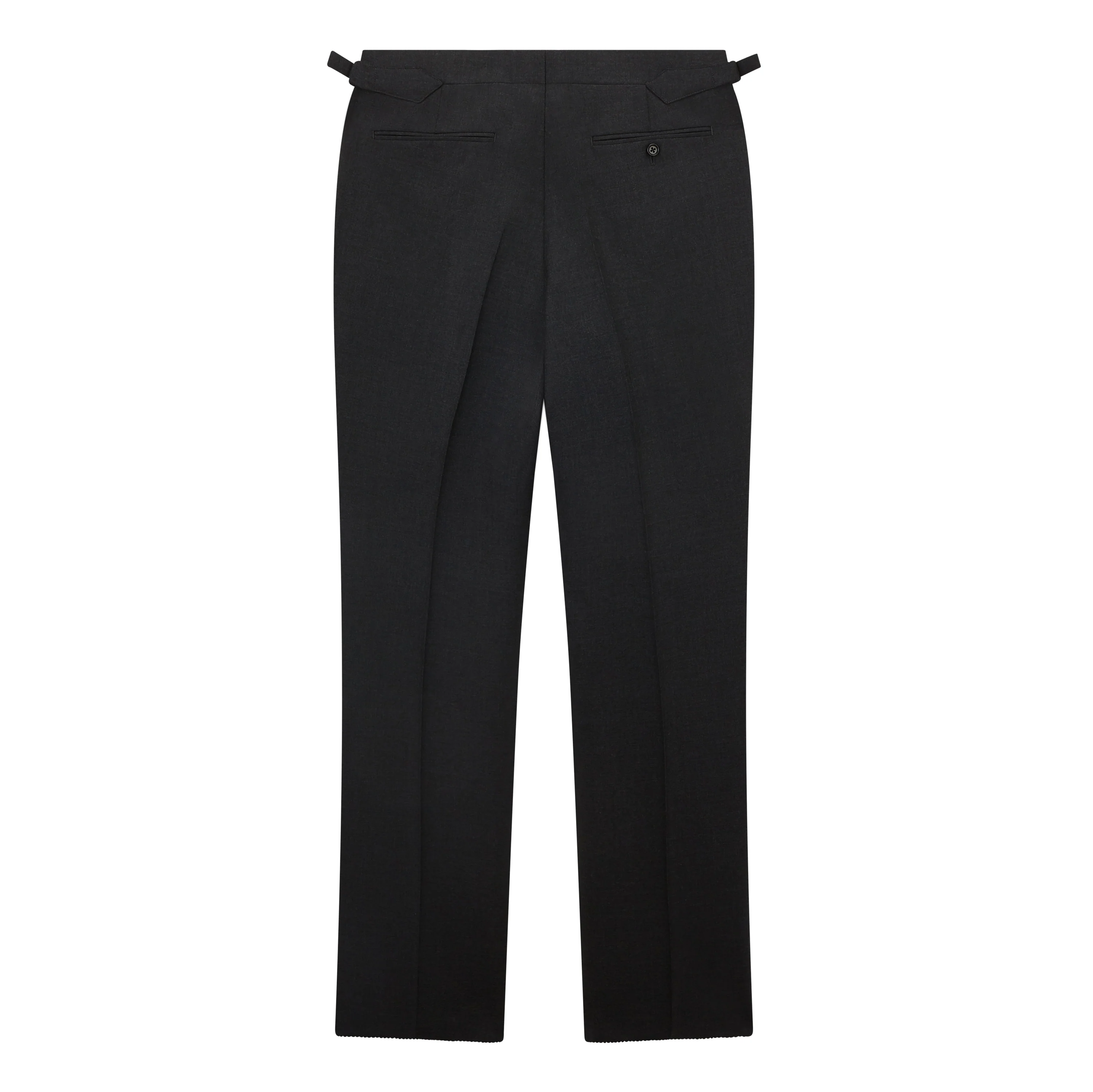 Thorne Charcoal Wool Cashmere Trouser - Image 3