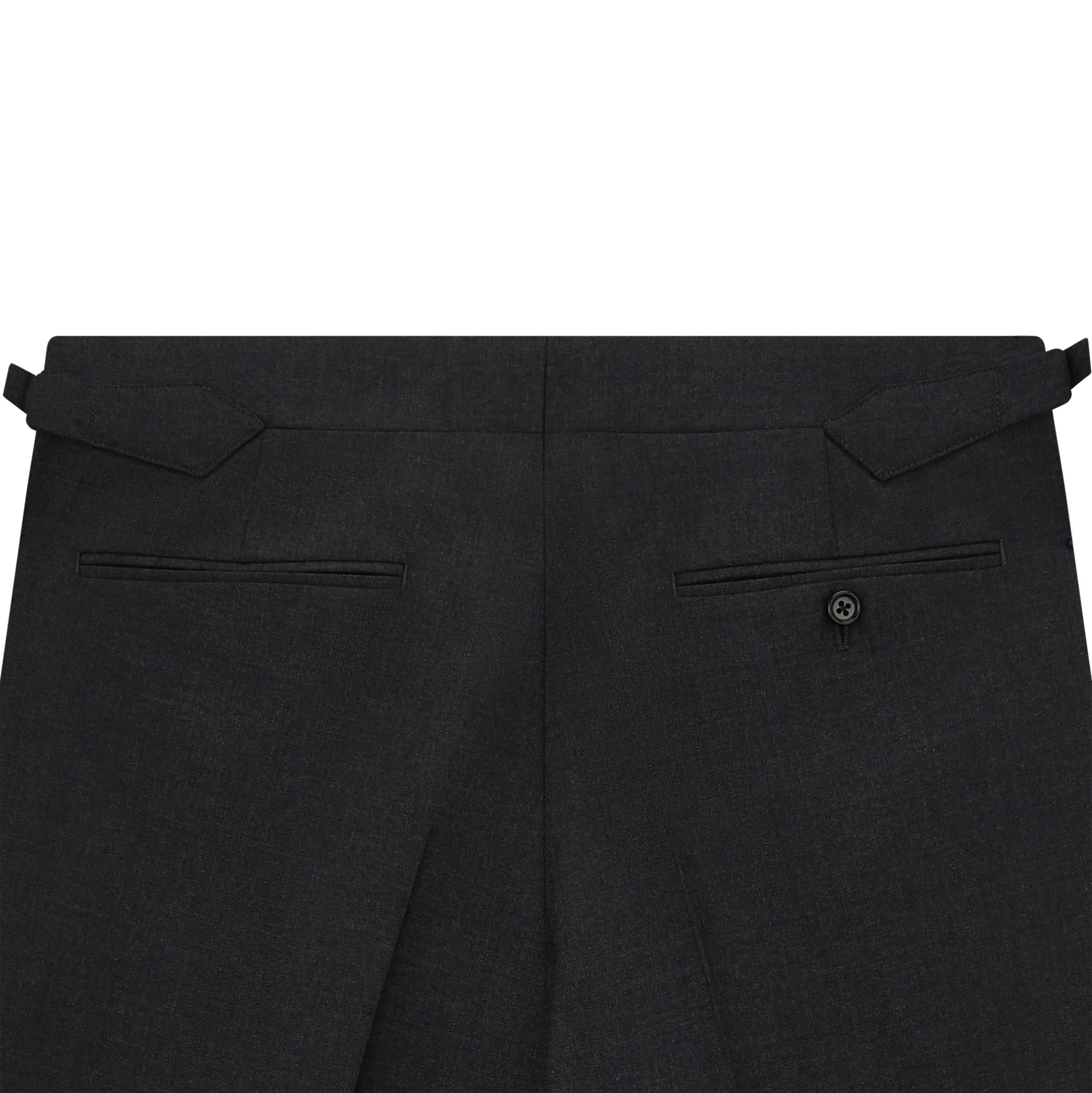 Thorne Charcoal Wool Cashmere Trouser - Image 5