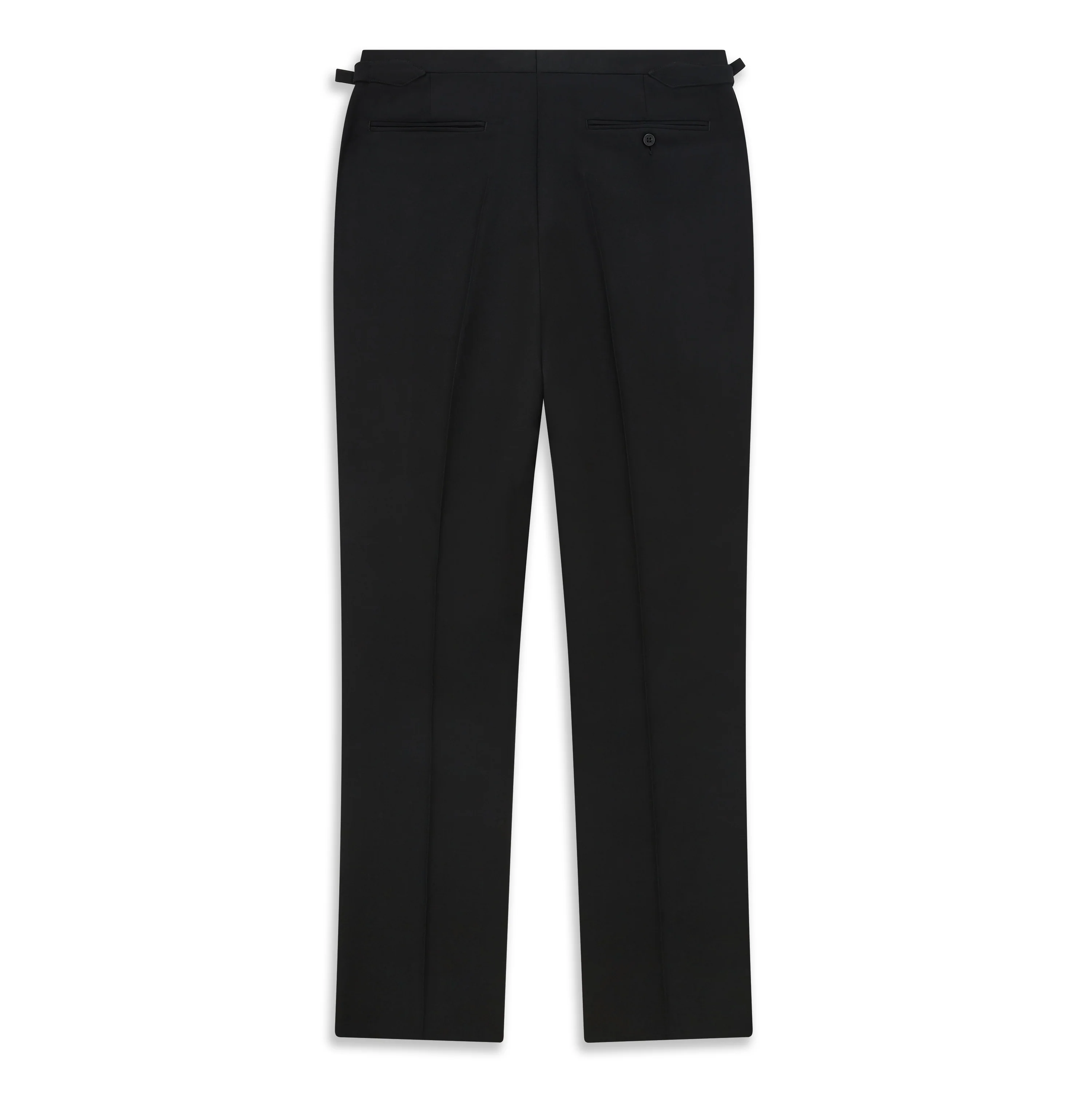 Twaine Flat Front Black Dress Trouser - Image 2