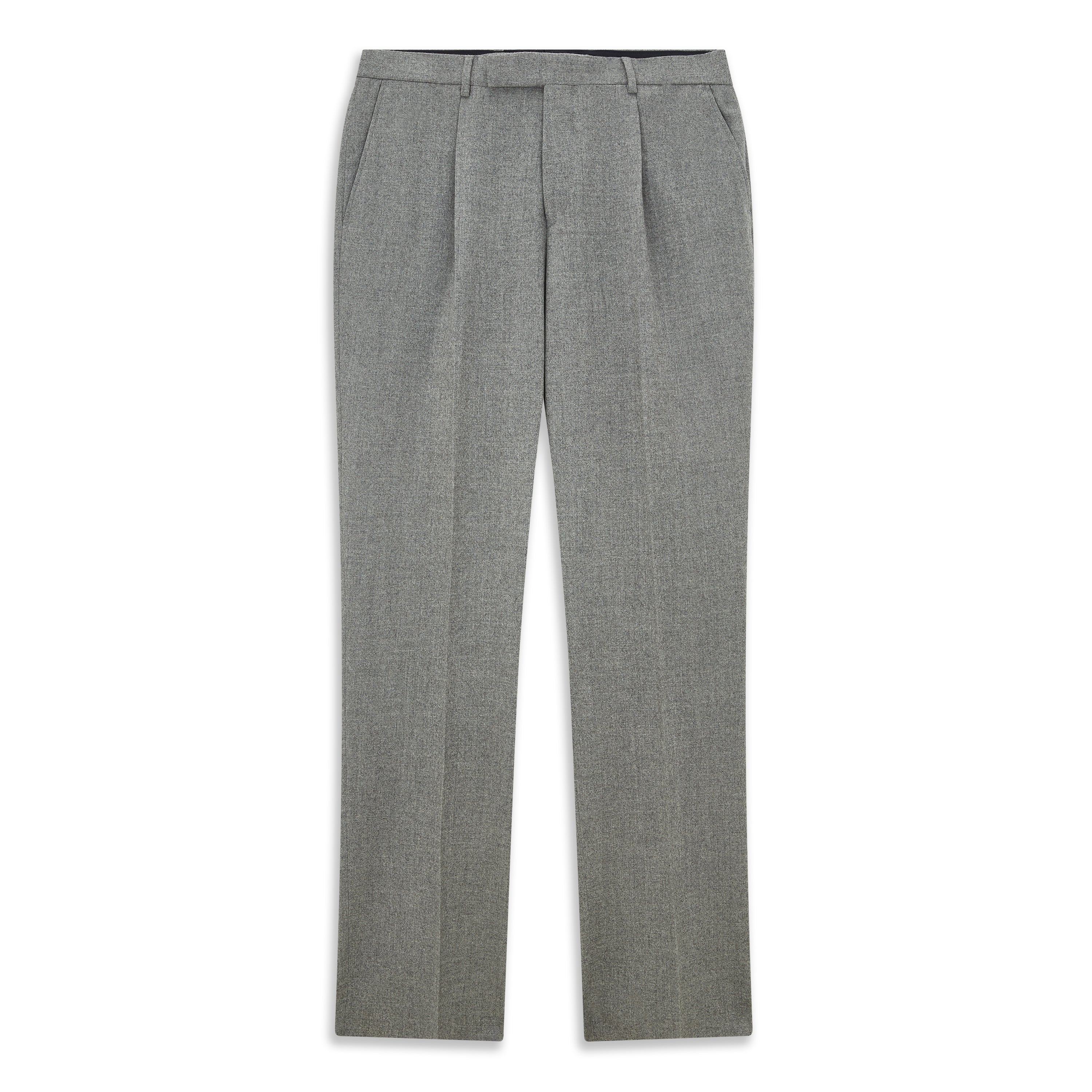 Tyler Grey Flannel Trousers - Image 2