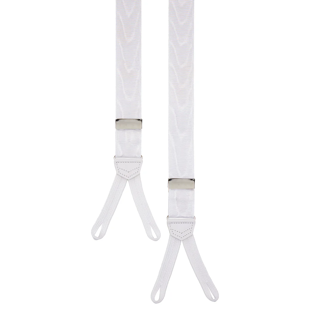 White 32mm Moire Braces