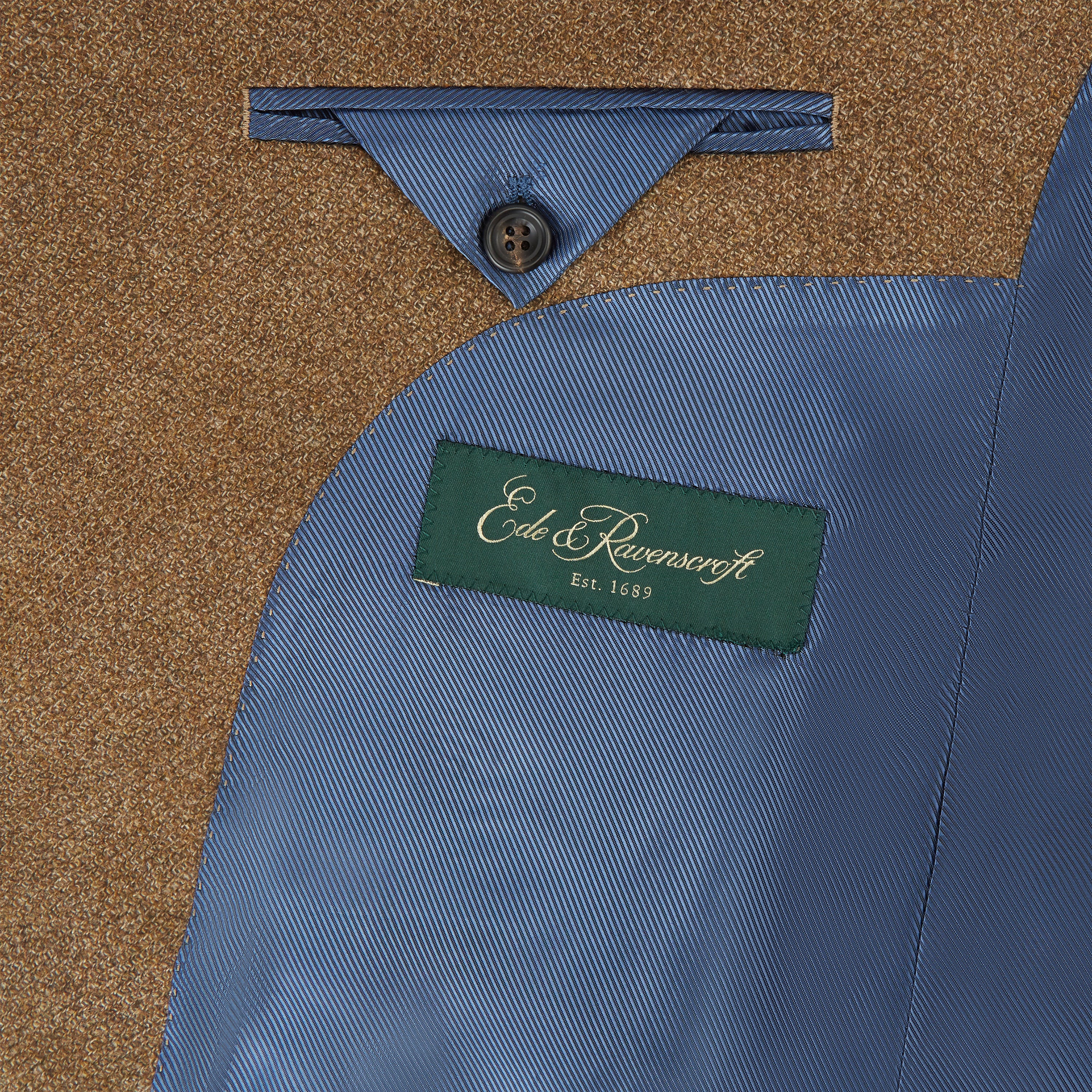 William Biscuit Tweed Wool and Silk Jacket - Image 5