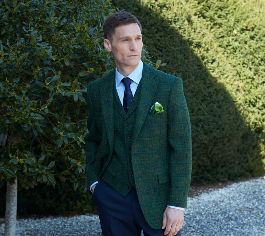 William Green Check Tweed Jacket - Image 2
