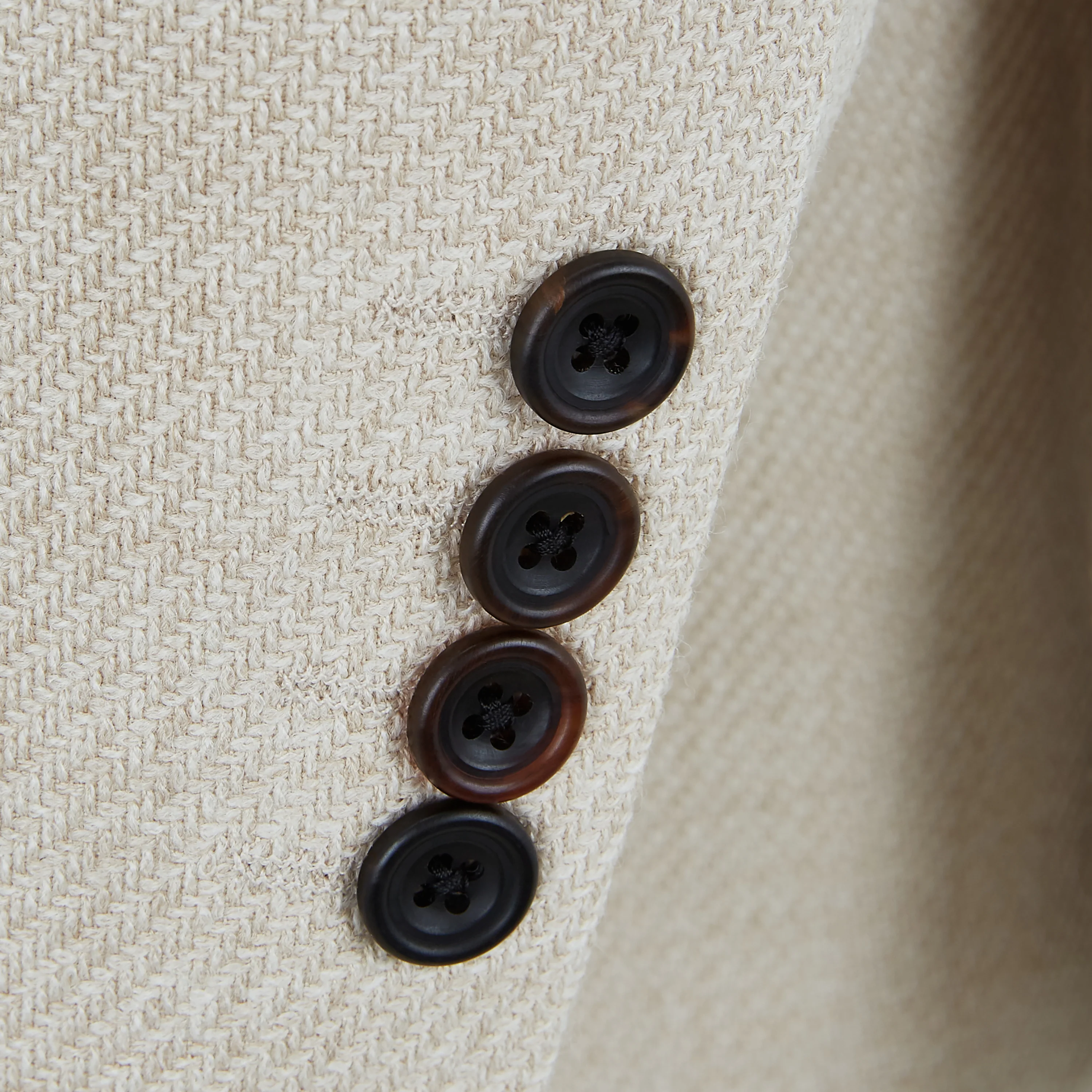 William Ivory Basketweave Jacket - Image 4