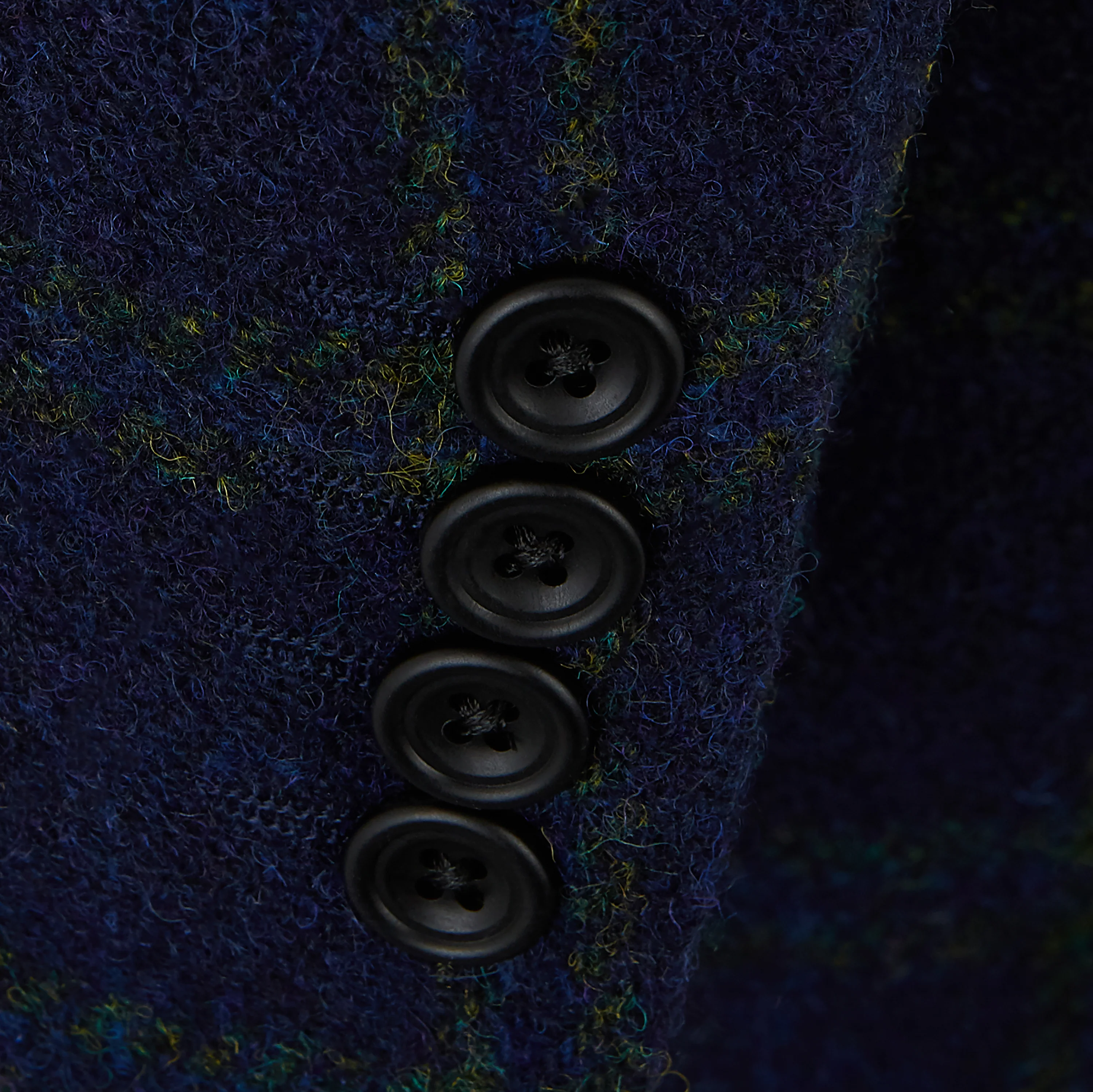 William Navy Check Tweed Jacket - Image 5