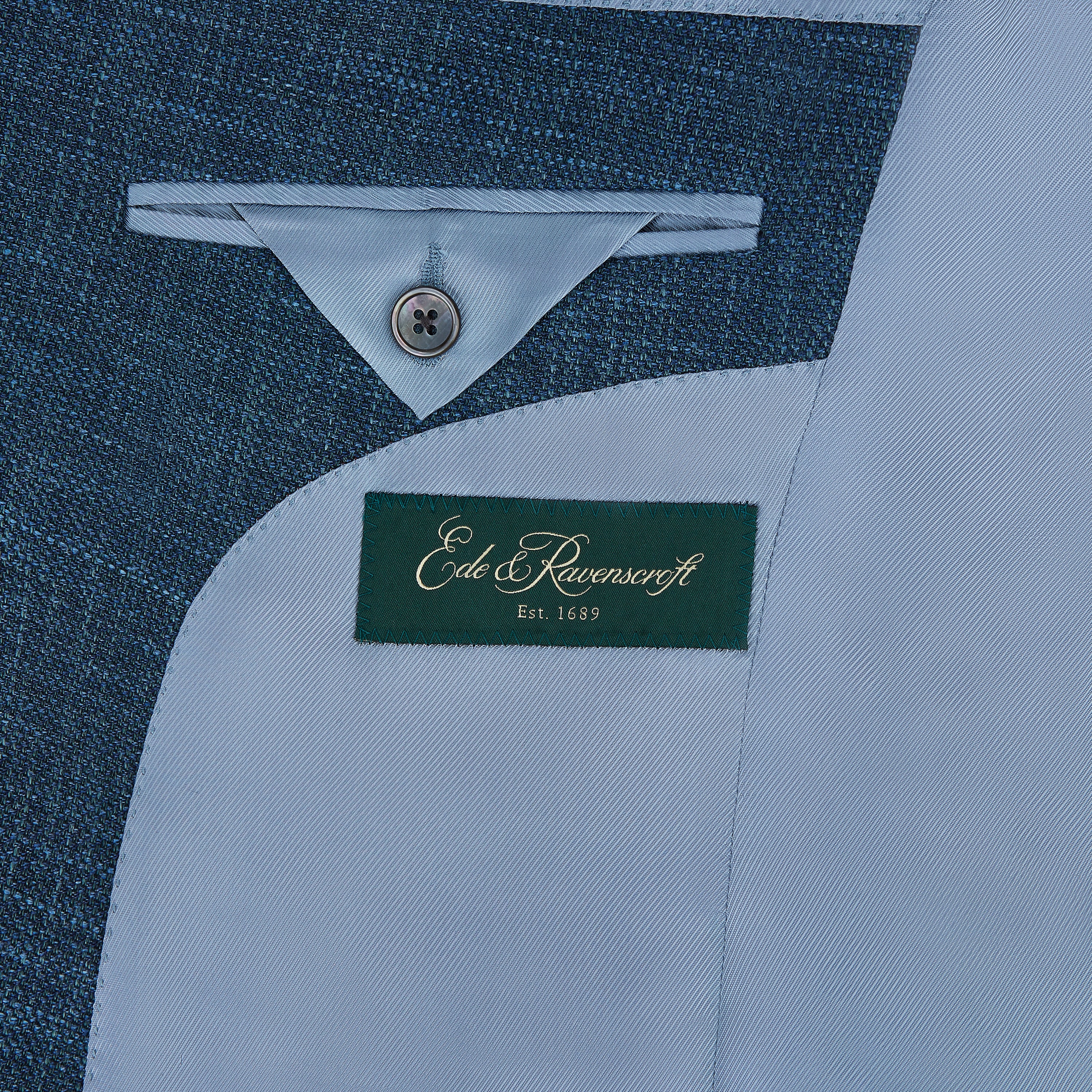 William Teal Micro Basketweave Jacket - Image 3